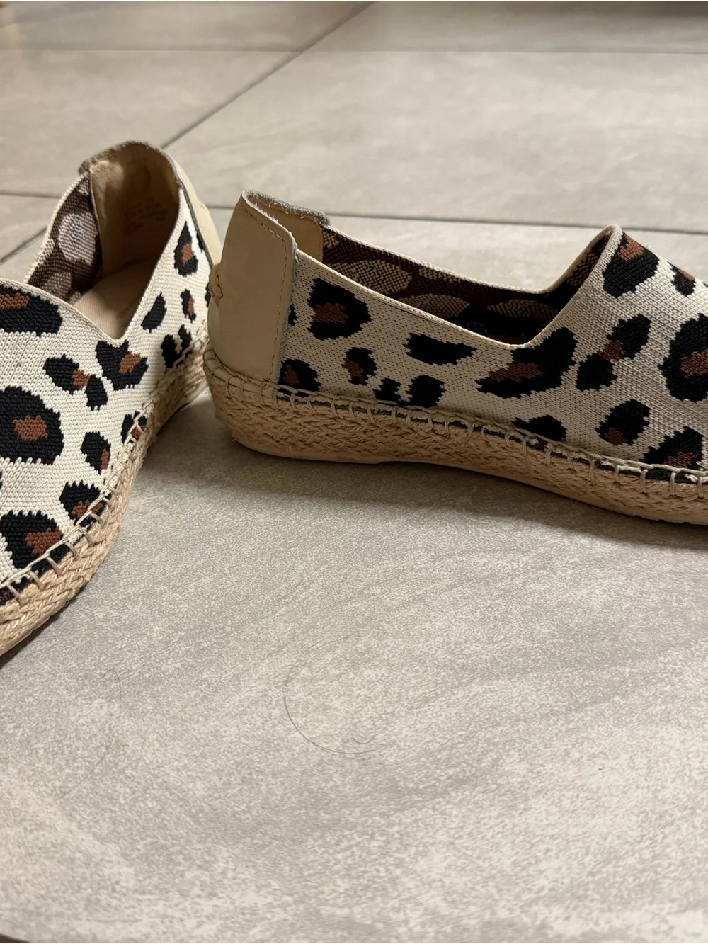 Cole Haan Leopard Print Espadrilles - Brown/Black/Cream
